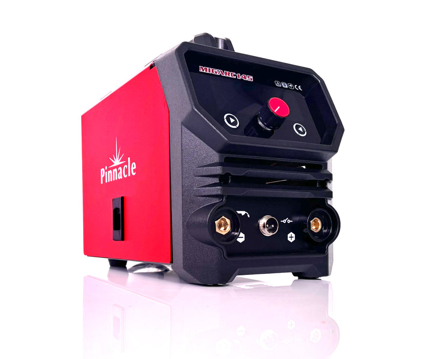 Pinnacle MIGARC 145 gasless multi process welder – compact 220V MIG/MMA/Lift TIG welding machine with MB15 torch