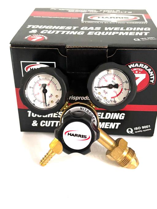 Harris Nitrogen Regulator 601Z186 B/Rubber COV 55 Bar