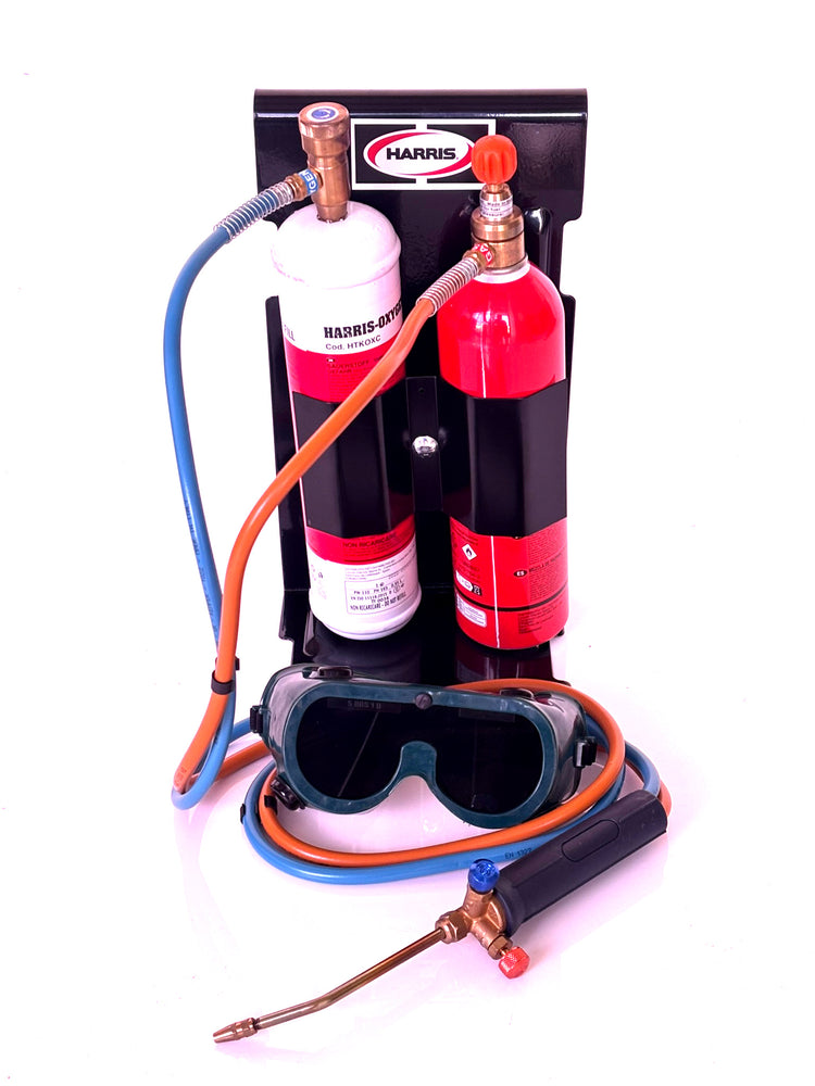Harris Oxygen Thermo Mini Brazing Kit – Portable Disposable O₂ + Propane Torch Set for Plumbing & HVAC