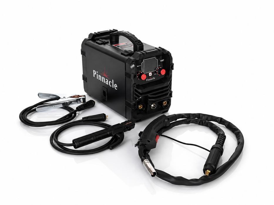 Pinnacle MIGARC 145 Gasless Welder – 220V MIG/MMA/Lift TIG Welding Machine