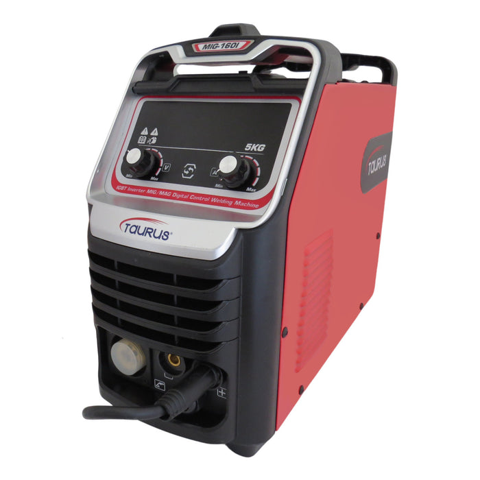 Taurus MIG/MMA160I Compact Welder 220V with BZ15 3M Torch – Dual process portable welding machine for MIG and MMA applications, 160A output, ideal for workshop and fabrication use.