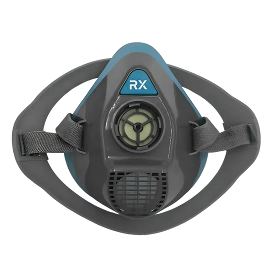 Pinnacle rXtreme Single Respirator Half Mask – Grey and Blue