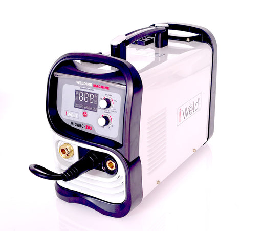 Portable MIGARC 205 welder ideal for MIG, TIG, and MMA welding applications
