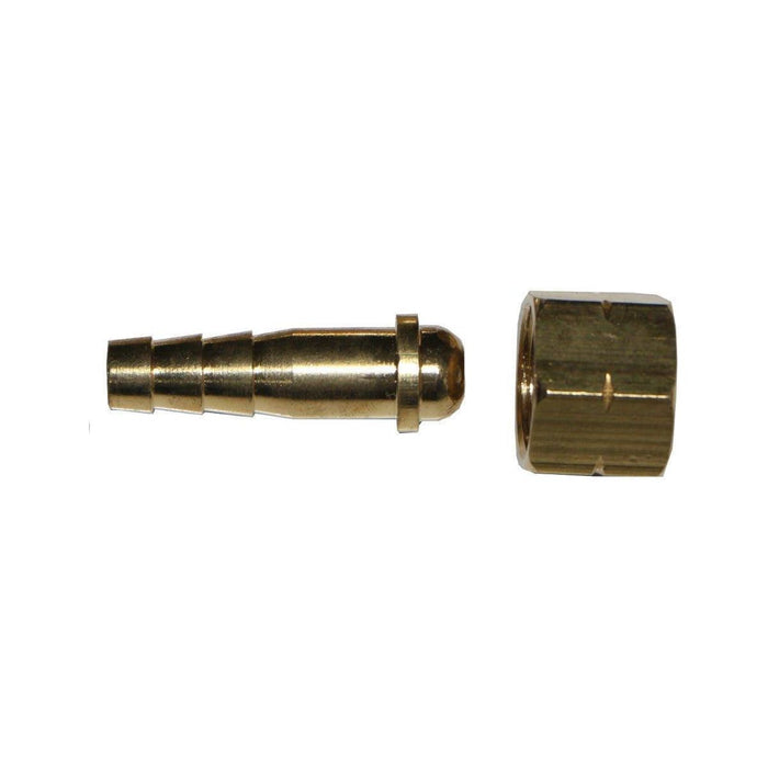Acetylene 3/8" Nut & Tail Piece - Set - TSA Welding Supplies