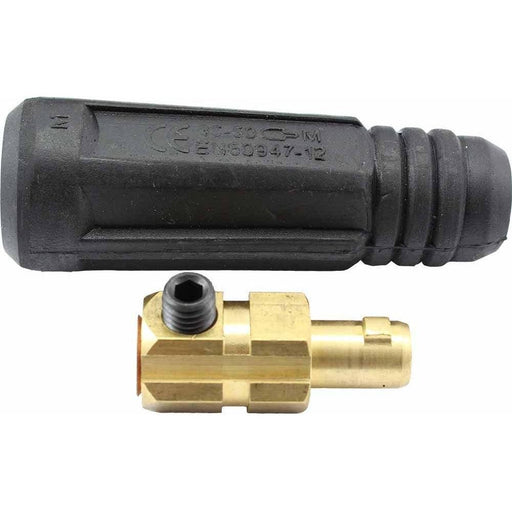 Dinse Plug Male Cable Connector - TSA Welding Supplies