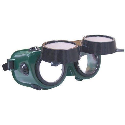 Flip Front Goggles (Round Lens) - TSA Welding Supplies