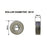 Flux Core/Knurled Drive Roll Wheel 0.9mm-1.0mm - TSA Welding Supplies