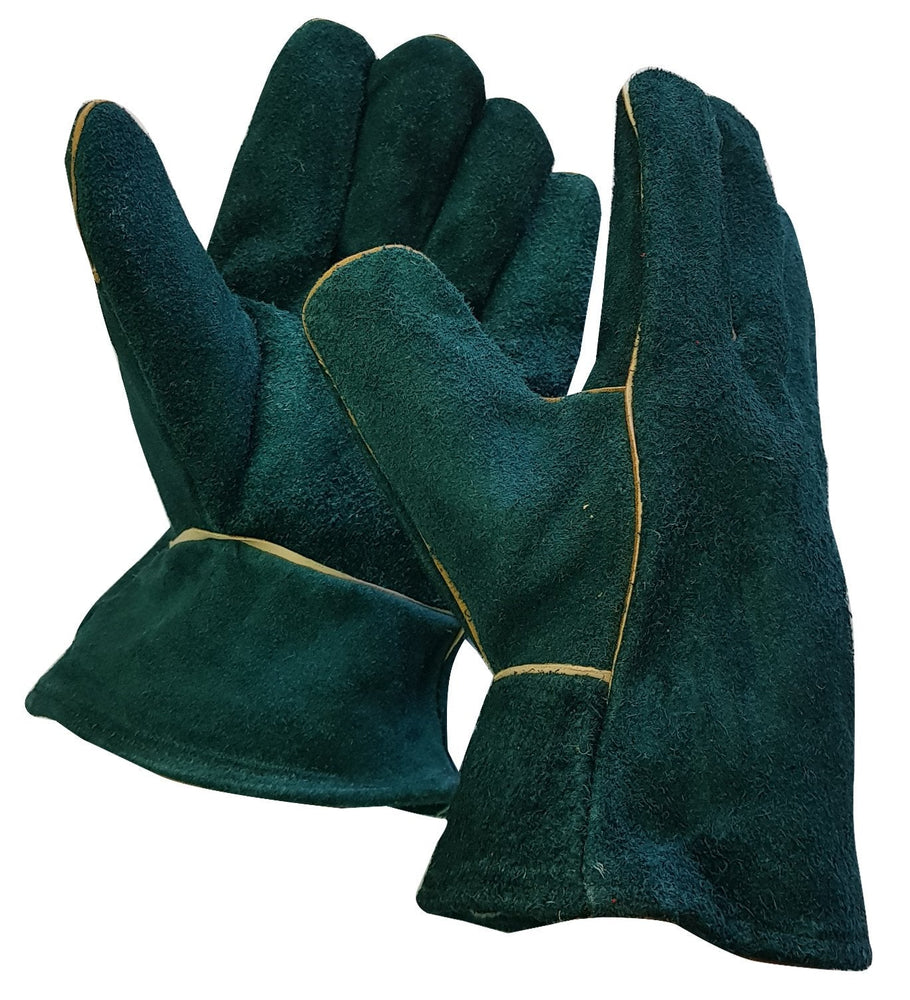 Gloves Green Lined 2.5" - TSA Welding Supplies