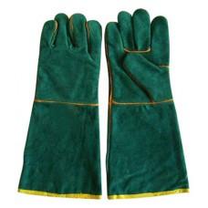 Gloves Green Lined 8" - TSA Welding Supplies