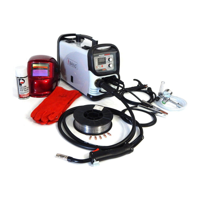 I-Weld MIG225PA MIG-ARC Gasless Combo - TSA Welding Supplies
