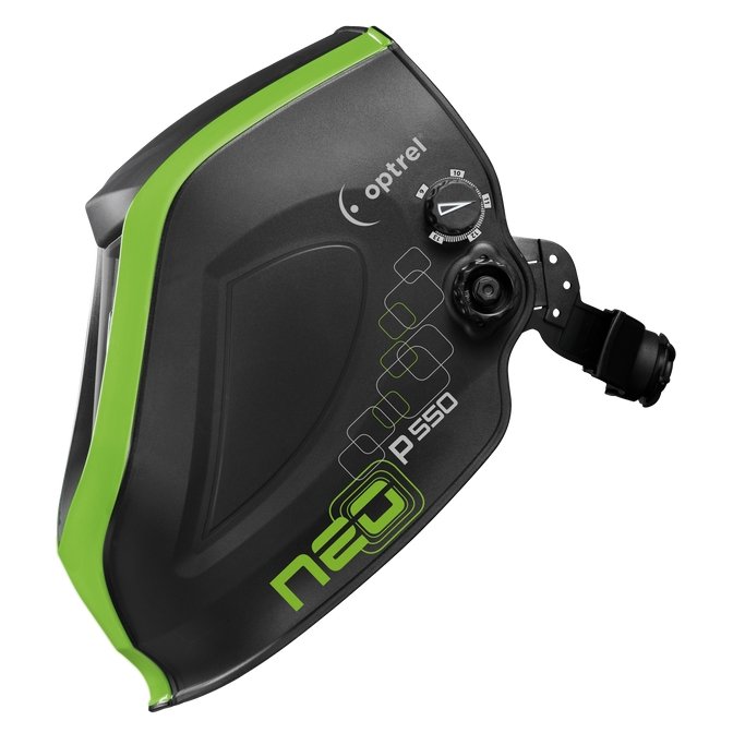 Optrel Neo P550 Welding Helmet - Black/Green - TSA Welding Supplies