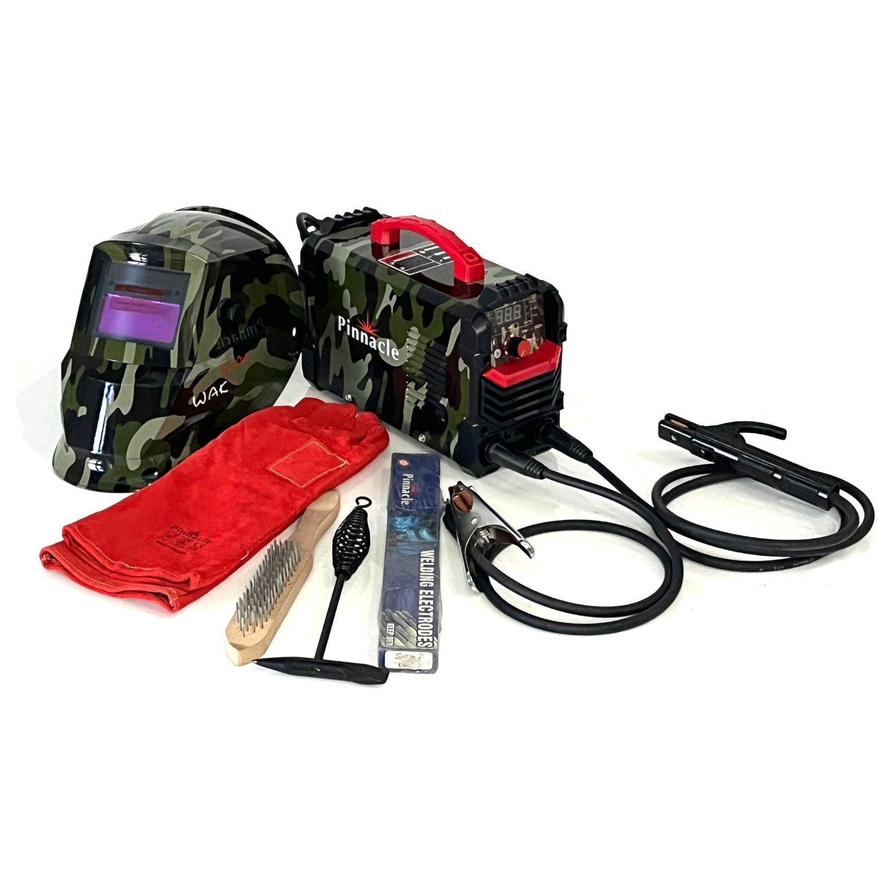 TSA Welding Supplies Pinnacle Camo 200A Welding Inverter Combo