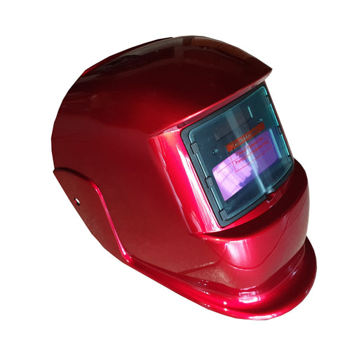 Pinnacle Red Decasola Auto Darkening Helmet Non-Adjustable - TSA Welding Supplies