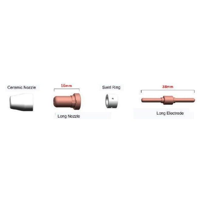 PT 31 Plasma Torch Consumables Pack - TSA Welding Supplies