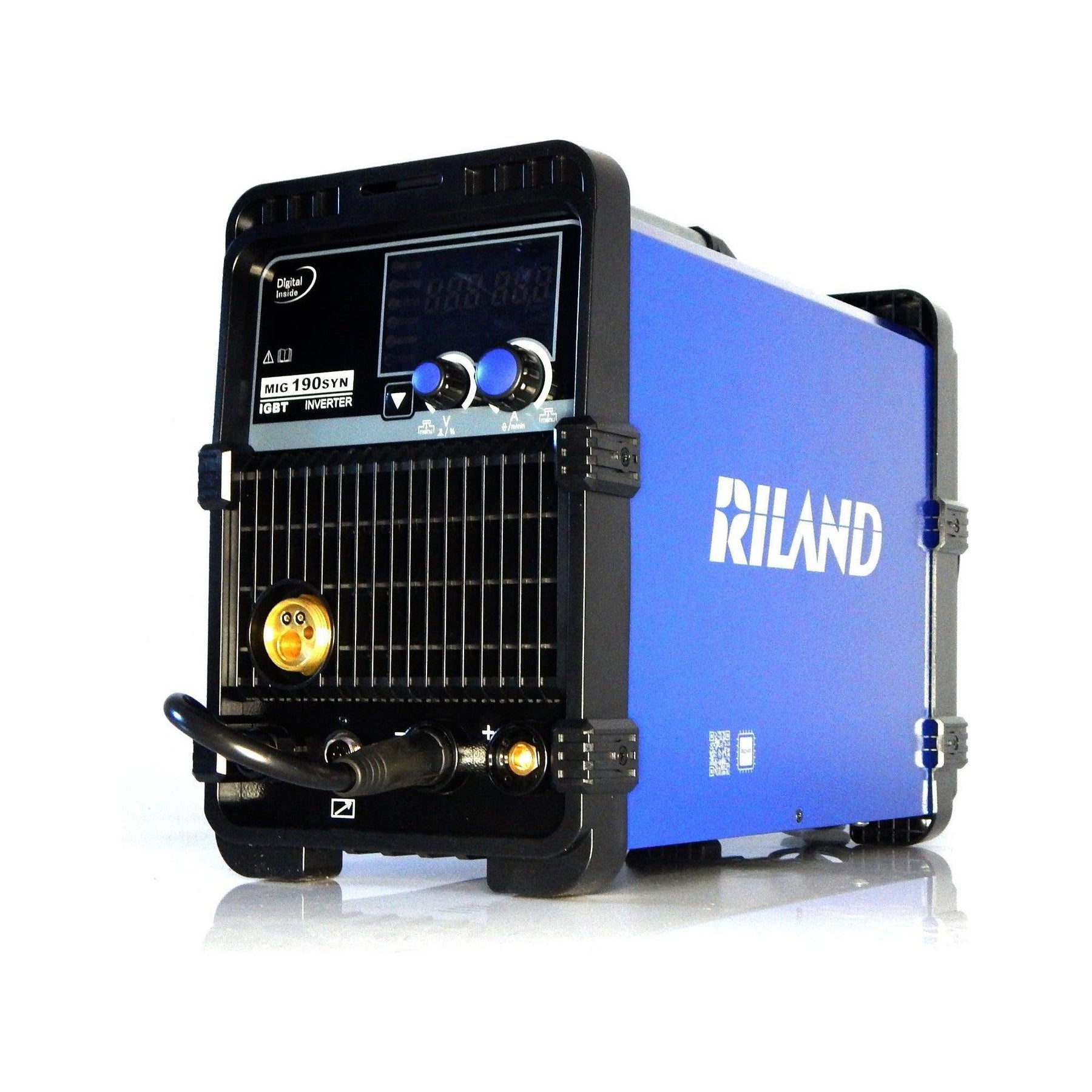 Riland MIG 190 SYN Welding Machine – 220V Gasless MIG/ARC/TIG
